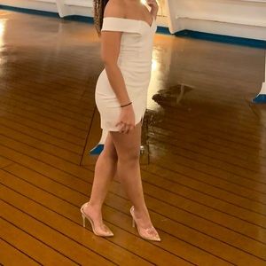 Forever 21 off the shoulder asymmetrical dress